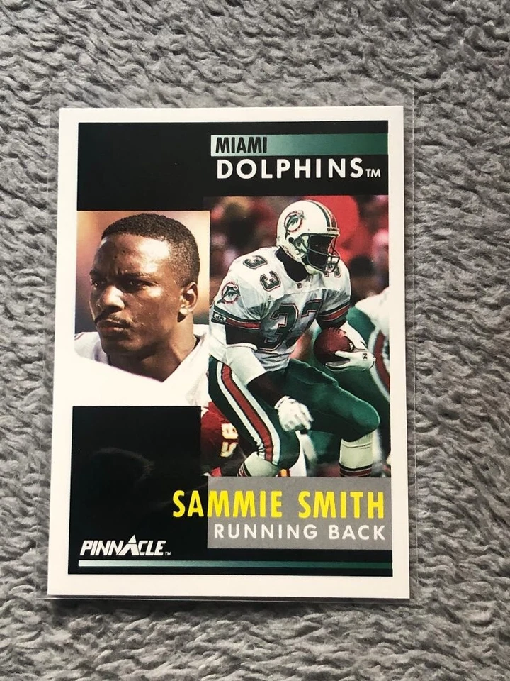 724-16 1991 Pinnacle Score Football Sammie Smith Miami Dolphins - Image 1 of 1