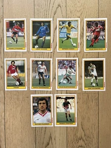 Lot 10 Fiche Formulario Scheda Form Onze Mondial 1986 Valdano Careca Littbarski - Imagen 1 de 8