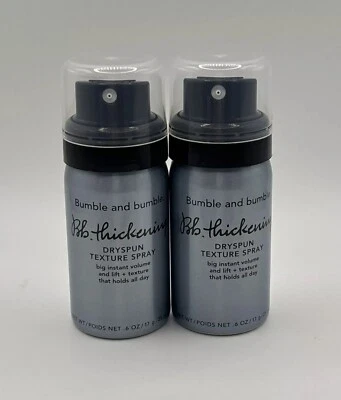 Новый 2 x Bumble & Bumble утолщения сухой прядить текстуры спрей мини 25 мл/0,6 унц каждый - Изображение 1 из 4