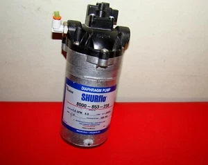 SHURFLO 8000-853-238 DIAPHRAGM PUMP 24 VDC 1.6 GPM FOR PARTS - Picture 1 of 5