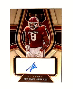 2021 Select Draft Picks Rookie Signatures #PW1 Perrion Winfrey Rc Auto Ohio Ste