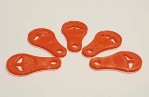 5x Abziehbar Einkaufswagenchip Einkaufswagenlöser Drachenflieger, Hanggliding - Bild 1 von 3