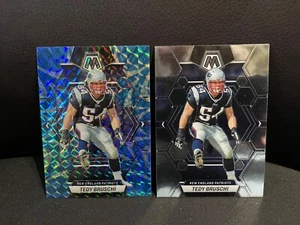 Panini 2023 mosaico azul/base peluche bruschi #166 Patriots - Imagen 1 de 2