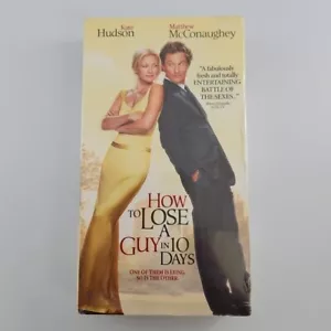 ⭐️HOW TO LOSE A GUY IN 10 DAYS Kate Hudson McConaughey VHS Factory SEALED NEW - Foto 1 di 4