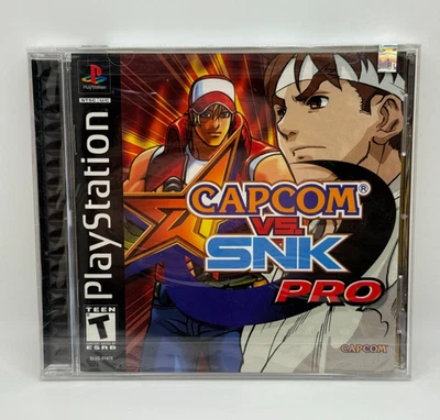 Capcom vs. SNK Pro (PlayStation PS1 2002) - New Sealed USA Version - UPC Punch - Image 1 of 4