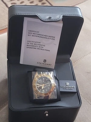 Steinhart Ocean One Light Brown Bronze Diver Watch Automatic Swiss Made Men's  - Image 1 of 4