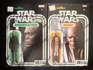 Star Wars 1 & 5 Mace Windu JTC Action Figure Variants Marvel Comics 2017 Ahsoka - Imagen 1 de 5