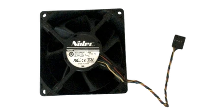 Genuine Nidec 4 X4 X1 Computer Cooling Case Fan T92C12MS1A7-57A025 0WC236 WC236 - Image 1 of 4