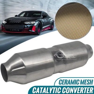 EURO 5 Universal High Flow Car Catalytic Converter Exhaust Catalyst Ceramic Core - Image 1 of 4