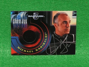 Babylon 5 2002 Costume Card C4 Garibaldi Jerry Doyle Autograph Rittenhouse - Picture 1 of 3