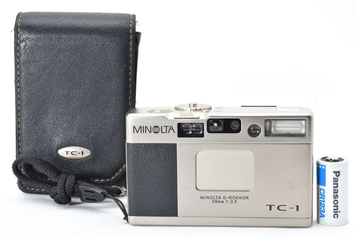MINOLTA TC-1 箱付き 作例ブログ】MINOLTA TC-1 / ROKKOR 28mm F3.5 元箱付 コンパクト