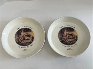 Set 2 Russ Berrie & Co. Irish Blessing White & Green 8" Baking Dish Pie Tart Pan - Picture 1 of 11