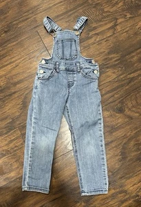 Toddler Girl Billabong Pant Overalls Blue Denim Size 4 - Picture 1 of 5