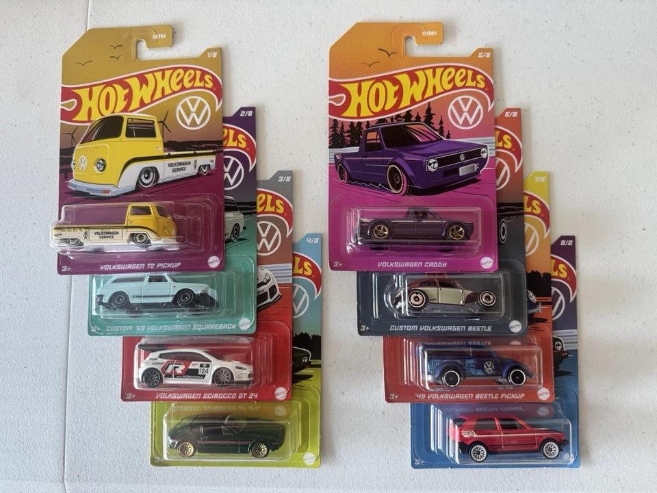 Hot Wheels Volkswagen - Exclusivo Walmart - Juego completo de 8 Foto 1 de 1