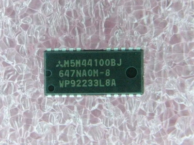 QTY (100) M5M44100BJ-8 MITSUBISHI SOJ-20/28 4Mx1 FAST PAGE MODE DRAM 80ns - Image 1 of 4