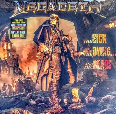 MEGADETH THE SICK THE DYING & THE DEAD - 180-GRAM 2-LP SET " NEW, SEALED " - Image 1 of 2