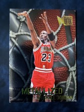 1996 96-97 Fleer Metal Metallized Michael Jordan #128, Chicago Bulls HOF