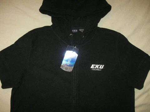 EKU Colonels Eastern Kentucky Polar Fleece Hoodie Women's Large Ladies NEW Zip Cover