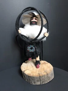 Hoop Dancer Figure 10-1/8” H Signed by Navajo Artist JoAnn Cayaditto (d. 2007) - Picture 1 of 8