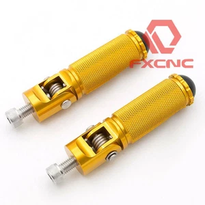 FXCNC Newly Universal Folding Front Footpeg Footrest For Suzuki GSXR600 750 1000 - Picture 1 of 11