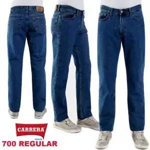 Pantaloni Jeans uomo CARRERA art.700 regular fit denim taglio dritto casual moda - Afbeelding 1 van 9