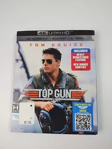 Top Gun (4K Ultra HD Blu-ray, Blu-Ray, 2020) w/ Slipcover, Sealed - Picture 1 of 10