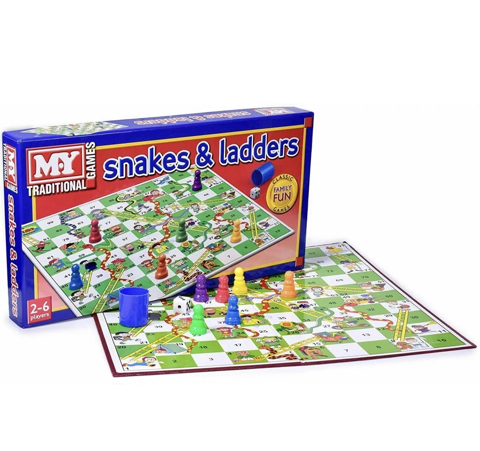 SNAKES AND LADDERS Family Board Game 🇬🇧Based - Image 1 of 3