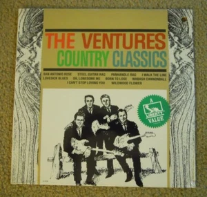 THE VENTURES ~ COUNTRY CLASSICS ~ SEALED PROMO LP 1982 (1963) ~ LN-10156 ~ RARE - Picture 1 of 2