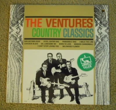 THE VENTURES ~ COUNTRY CLASSICS ~ SEALED PROMO LP 1982 (1963) ~ LN-10156 ~ RARE - Image 1 of 2