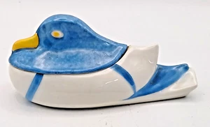 EDOUARD MARCEL SANDOZ Art Deco Theodore Haviland Limoges Porcelain Duck Box - Picture 1 of 9