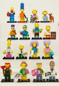 LEGO® 71009  Simpsons Minifiguren Serie 2  / No. 1-16 mit Standplatte Booklet  - Bild 1 von 4
