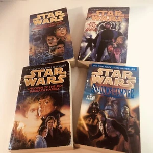 Lot of 4 Paperback Books Star Wars Paperbacks Various Titles 1995/1996 - Foto 1 di 6