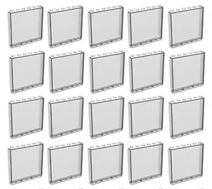 ☀LEGO 20x New Trans Clear Transparent Wall Elements 1x6x5 Trans-Clear Window - Picture 1 of 2