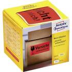 100 200 günstig Kaufen-200er Multipack Avery-Zweckform 7211 Warnetiketten 100 x 50 mm Papier Neonrot