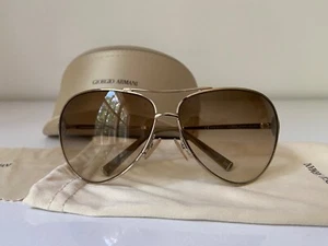 Authentic Giorgio Armani Sunglasses - GA-448/S  Frame: Light Gold  - Picture 1 of 20