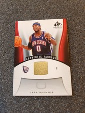 Jeff McInnis Nets 2006-07 SP Game Used Edition Authentic Fabrics #161 gold patch