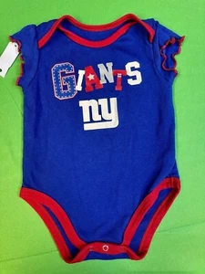 NFL New York Giants Bodysuit/Vest Girls' Blue 6-9 months - Picture 1 of 3
