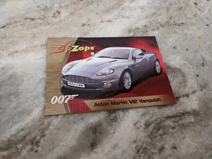 Radio Shack 007 2005 Aston Martin V12 ZipZaps Vanquish tarjeta rara de colección - Imagen 1 de 2