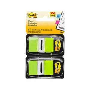 POST-IT Flag 680-BG2 Green Pack of 2 Bx6 - Picture 1 of 1