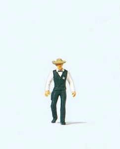 Cowboy (5 to 12) Figure Painted Preiser 29051 - Picture 1 of 1