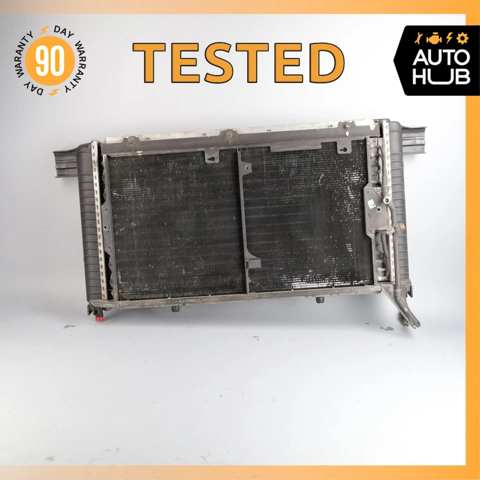 90-91 Mercedes R129 300SL Motor Refrigeración Radiador Aire A/C Condensador OEM Foto 1 de 4