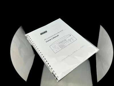 Drake R8 Receiver Instructions Operating Manual User Guide Coil Bound - Image 1 of 2