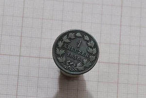 🧭 🇩🇪 ALEMANIA BADEN 1 CRUCERO 1856 B66 #Z9921 - Imagen 1 de 2