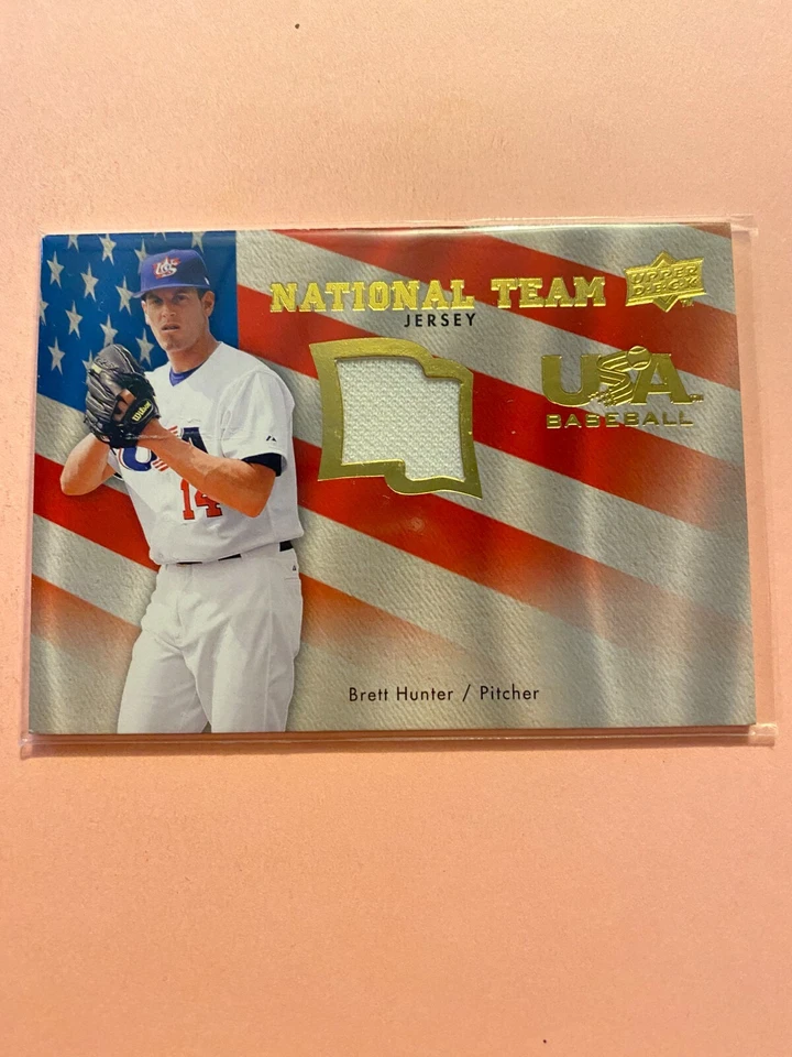 A20,015 - 2008 Upper Deck USA National Team Jerseys #BH Brett Hunter - Image 1 of 1