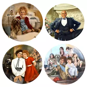 W Chambers 1982-84 Annie Collector Art China Plates Lot of 4 w/Box & Certificate - Bild 1 von 7