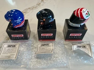 Simpson Mini Helm Dale Earnhardt #3 schwarz blau Terry Labonte NASCAR Goodwrench - Bild 1 von 12