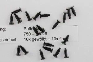 Hobbisti - H0 tampone standard in plastica, 10 piatti + bombati ciascuno - rw026 - Roco - Foto 1 di 1