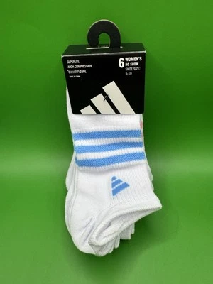 Adidas Womens Superlite Arch Support Compression No Show Socks Multicolor M 5-10 - Image 1 of 4