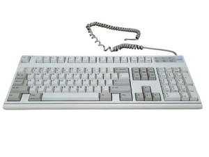 IBM Keyboard White VC/650 QWERTZ Layout 42H0468 RJ-Type Built 1997 - Bild 1 von 6