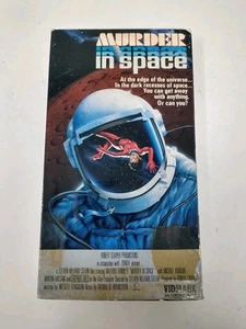 Murder In Space VHS 1987 Wilford Brimley Murder Mystery Sci Fi Rare Cult Horror - Foto 1 di 8